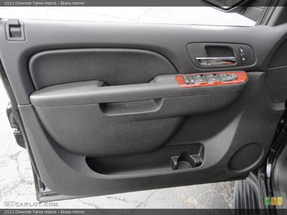 Ebony Interior Door Panel for the 2011 Chevrolet Tahoe Hybrid #48474414
