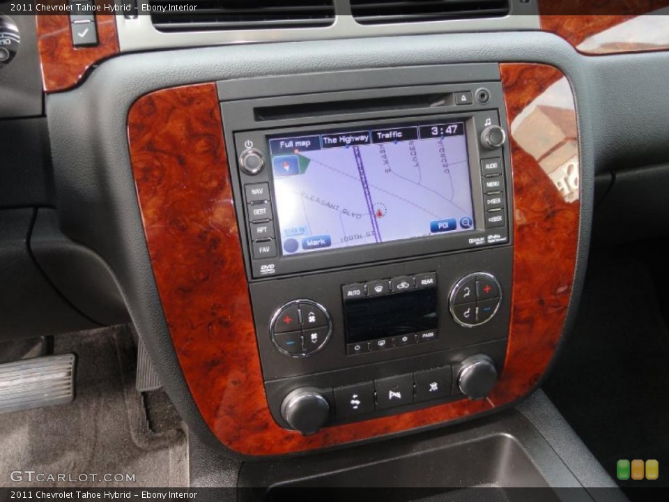 Ebony Interior Navigation for the 2011 Chevrolet Tahoe Hybrid #48474477