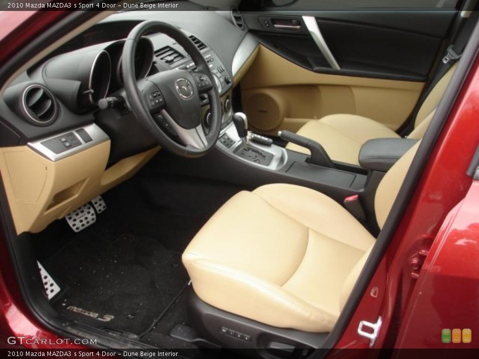 Dune Beige Interior Photo for the 2010 Mazda MAZDA3 s Sport 4 Door #48475092