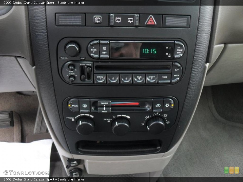 Sandstone Interior Controls for the 2002 Dodge Grand Caravan Sport #48475152