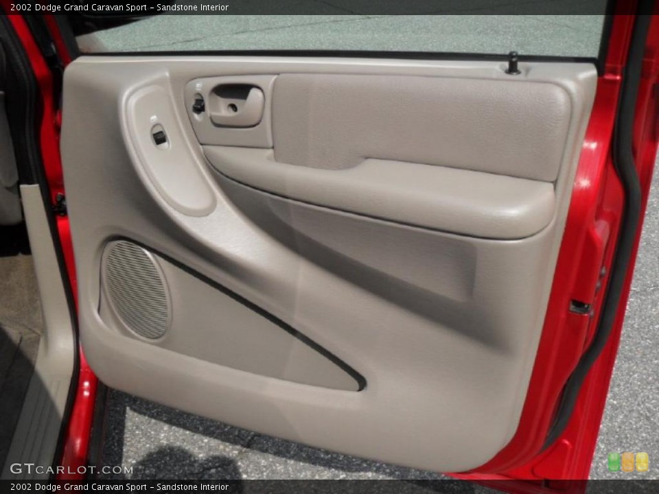 Sandstone Interior Door Panel for the 2002 Dodge Grand Caravan Sport #48475311