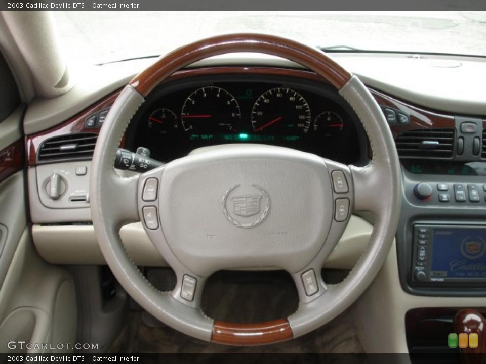 Oatmeal Interior Steering Wheel for the 2003 Cadillac DeVille DTS #48475347