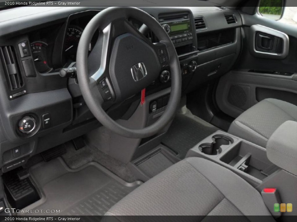 Gray 2010 Honda Ridgeline Interiors