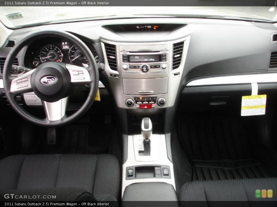 Off Black Interior Dashboard for the 2011 Subaru Outback 2.5i Premium Wagon #48476409
