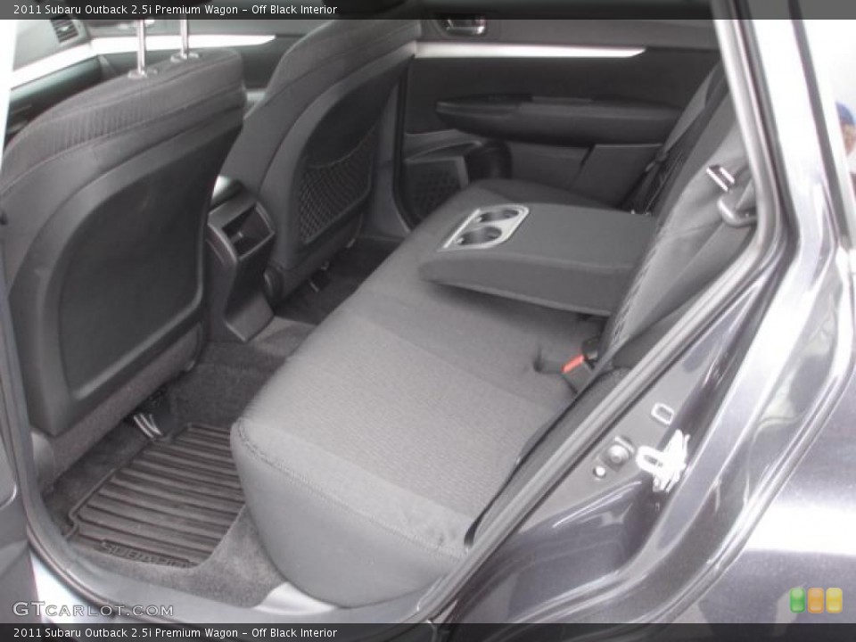 Off Black Interior Photo for the 2011 Subaru Outback 2.5i Premium Wagon #48476604