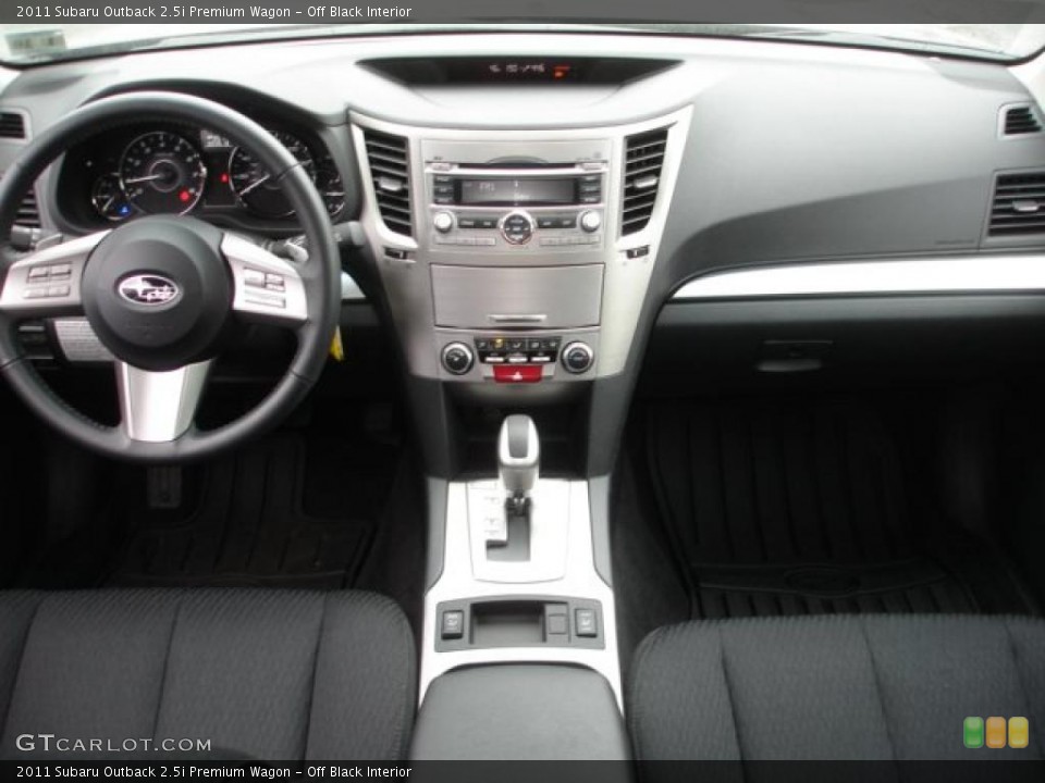 Off Black Interior Dashboard for the 2011 Subaru Outback 2.5i Premium Wagon #48476619