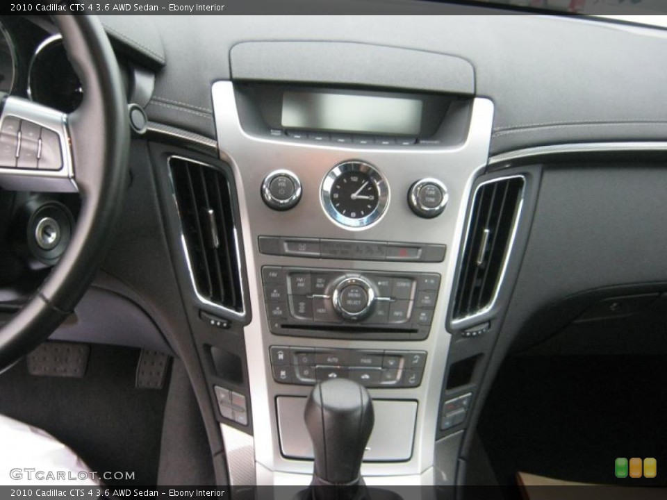 Ebony Interior Controls for the 2010 Cadillac CTS 4 3.6 AWD Sedan #48476977