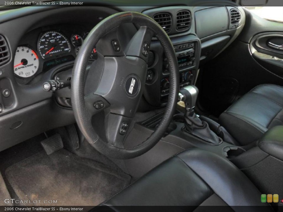 Ebony Interior Prime Interior for the 2006 Chevrolet TrailBlazer SS #48476982