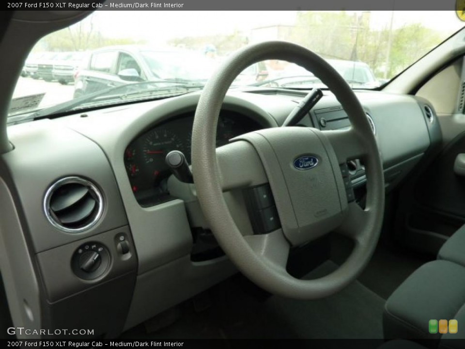 Medium/Dark Flint Interior Steering Wheel for the 2007 Ford F150 XLT Regular Cab #48476988