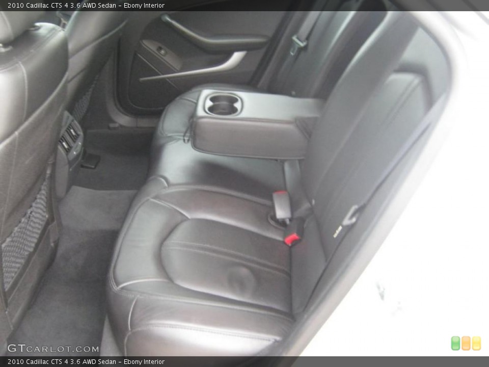 Ebony Interior Photo for the 2010 Cadillac CTS 4 3.6 AWD Sedan #48477063