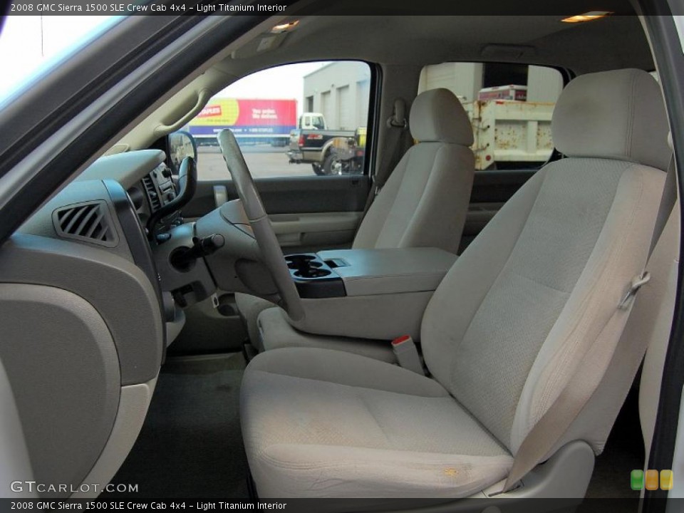 Light Titanium Interior Photo for the 2008 GMC Sierra 1500 SLE Crew Cab 4x4 #48477132
