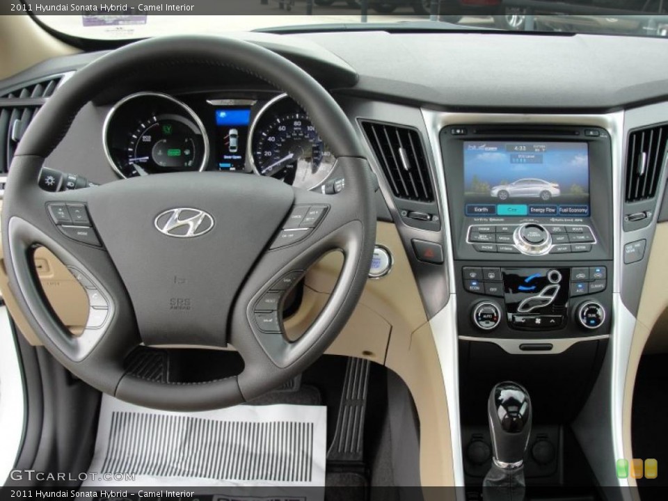 Camel Interior Dashboard for the 2011 Hyundai Sonata Hybrid #48477417