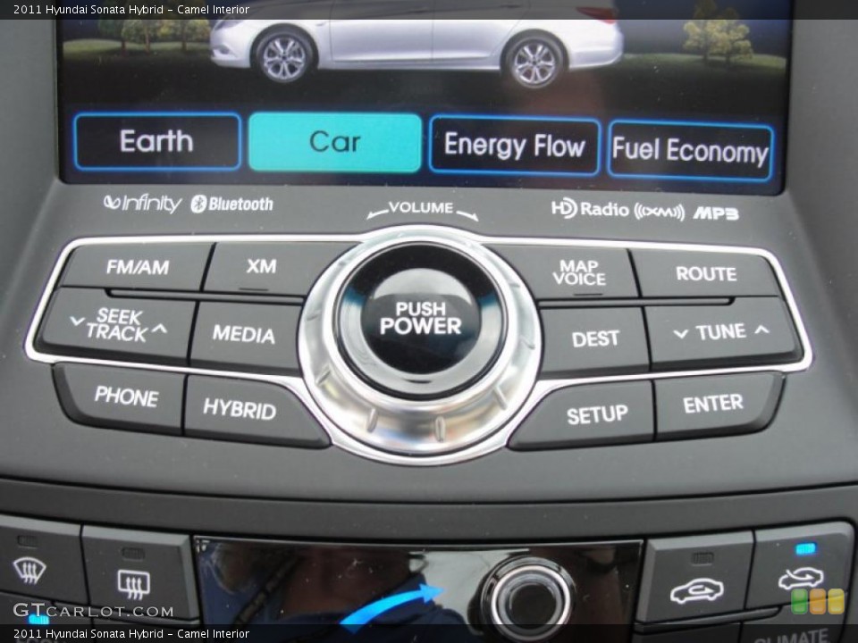 Camel Interior Controls for the 2011 Hyundai Sonata Hybrid #48477462