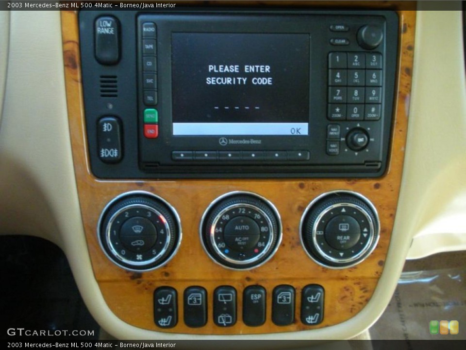Borneo/Java Interior Controls for the 2003 Mercedes-Benz ML 500 4Matic #48478284