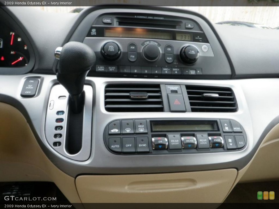 Ivory Interior Controls for the 2009 Honda Odyssey EX #48478344