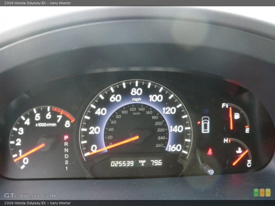 Ivory Interior Gauges for the 2009 Honda Odyssey EX #48478488