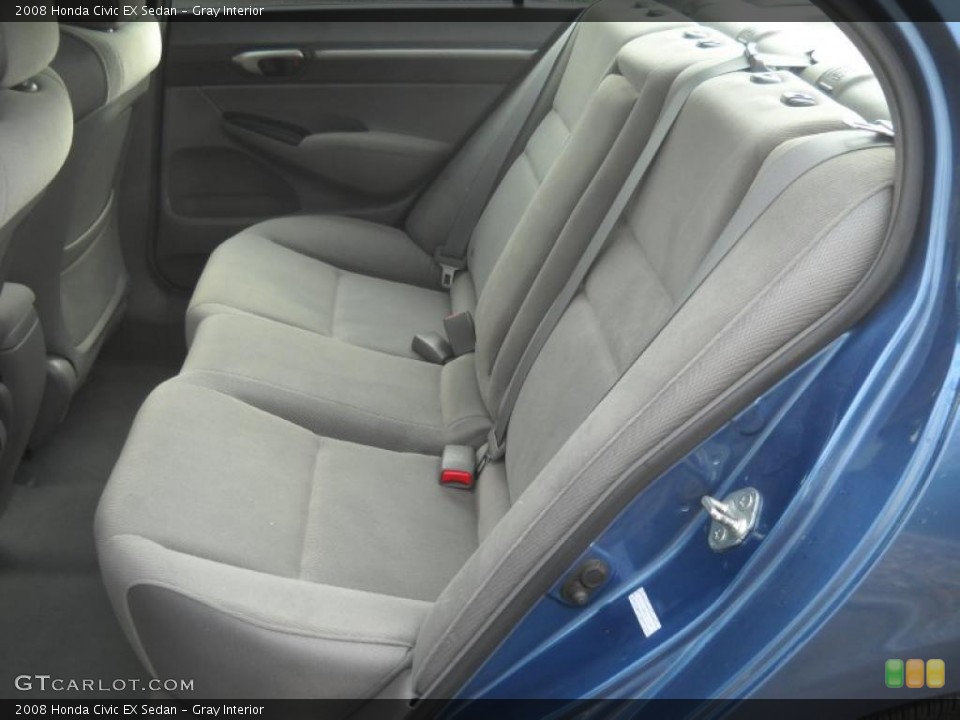 Gray Interior Photo for the 2008 Honda Civic EX Sedan #48479130