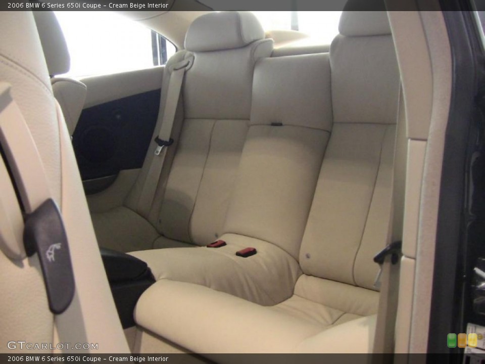Cream Beige Interior Photo for the 2006 BMW 6 Series 650i Coupe #48479406