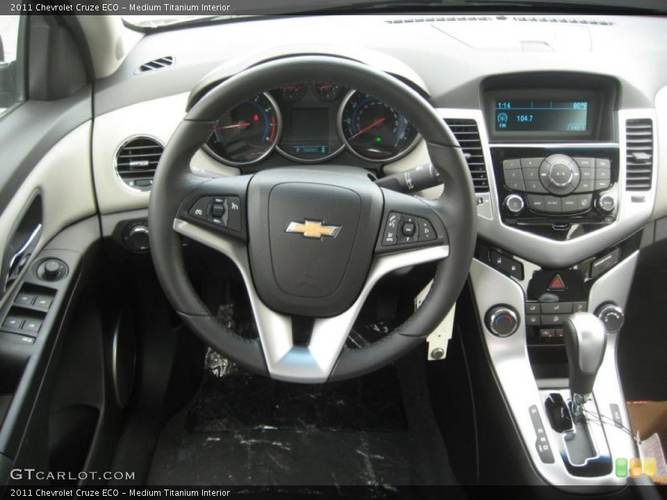 Medium Titanium Interior Dashboard for the 2011 Chevrolet Cruze ECO #48479556