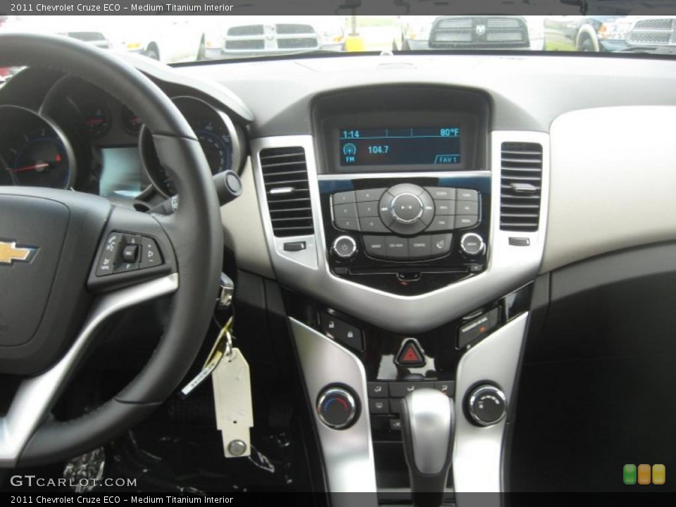 Medium Titanium Interior Controls for the 2011 Chevrolet Cruze ECO #48479571