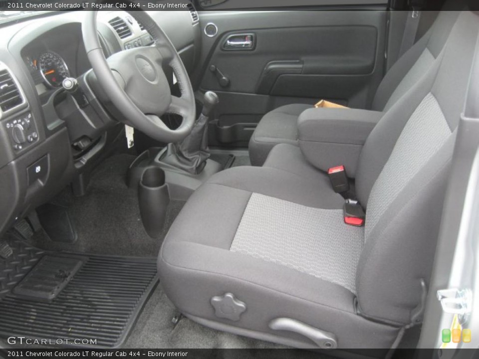 Ebony Interior Photo for the 2011 Chevrolet Colorado LT Regular Cab 4x4 #48479856