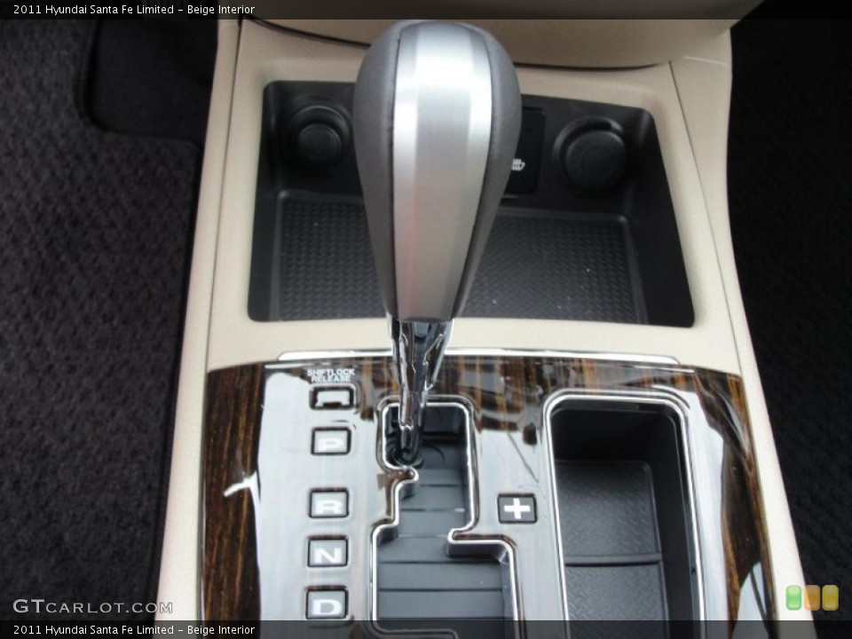 Beige Interior Transmission for the 2011 Hyundai Santa Fe Limited #48479886