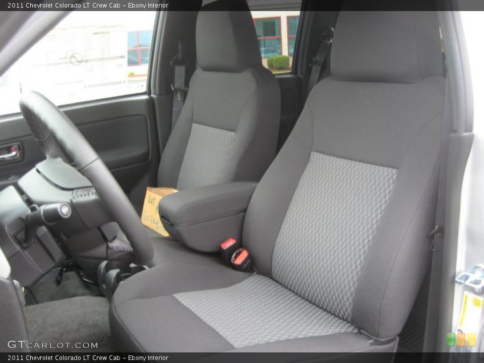 Ebony Interior Photo for the 2011 Chevrolet Colorado LT Crew Cab #48480144