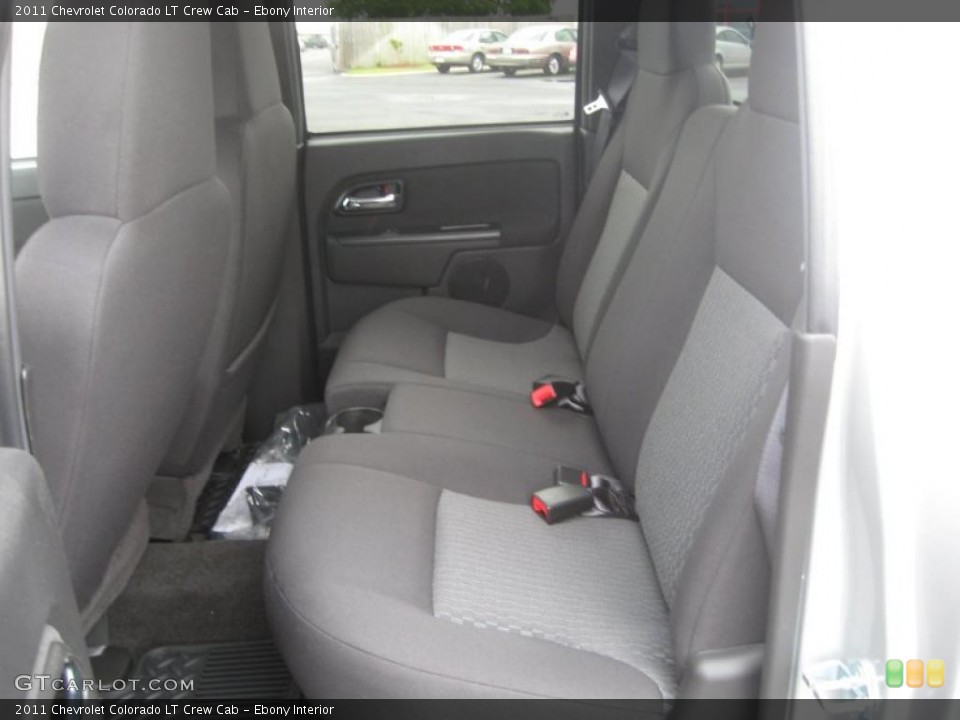 Ebony Interior Photo for the 2011 Chevrolet Colorado LT Crew Cab #48480159
