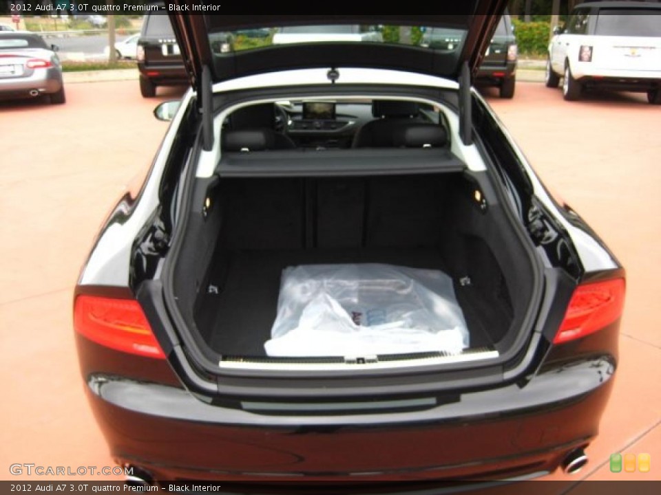 Black Interior Trunk for the 2012 Audi A7 3.0T quattro Premium #48480849