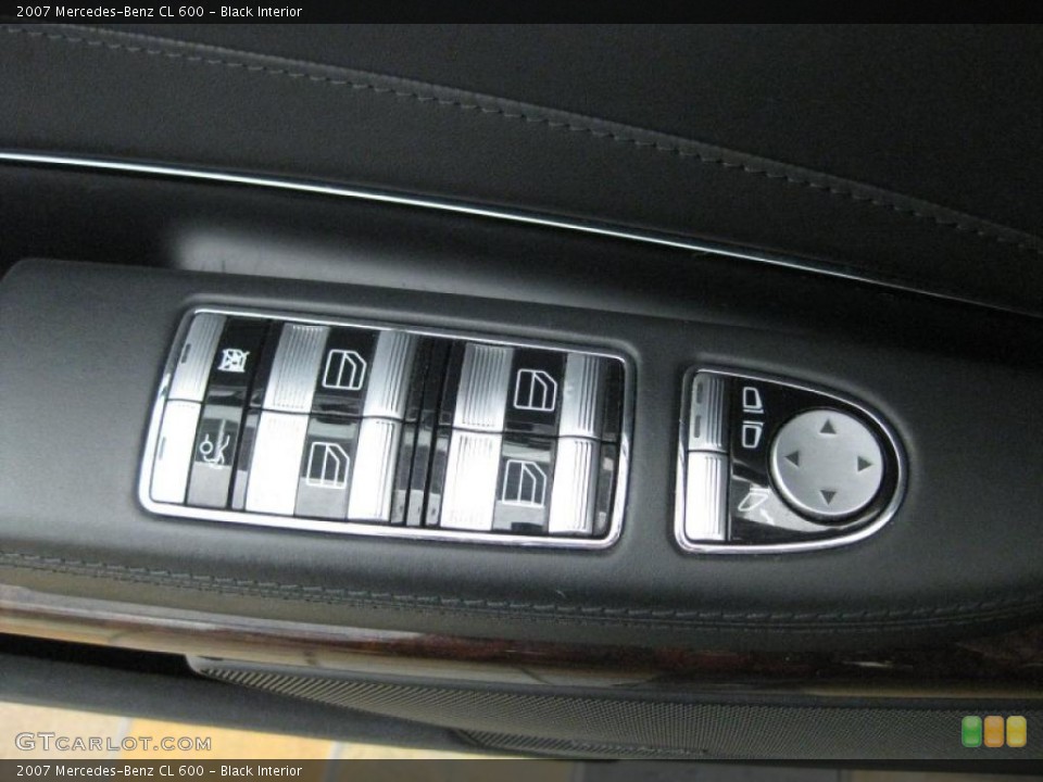 Black Interior Controls for the 2007 Mercedes-Benz CL 600 #48481317