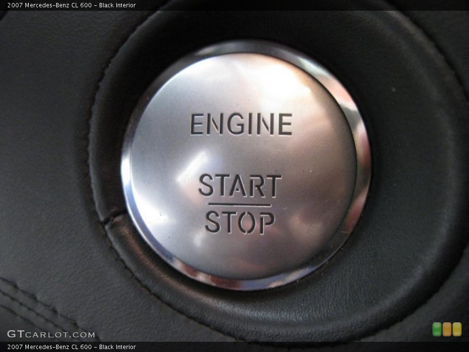 Black Interior Controls for the 2007 Mercedes-Benz CL 600 #48481434