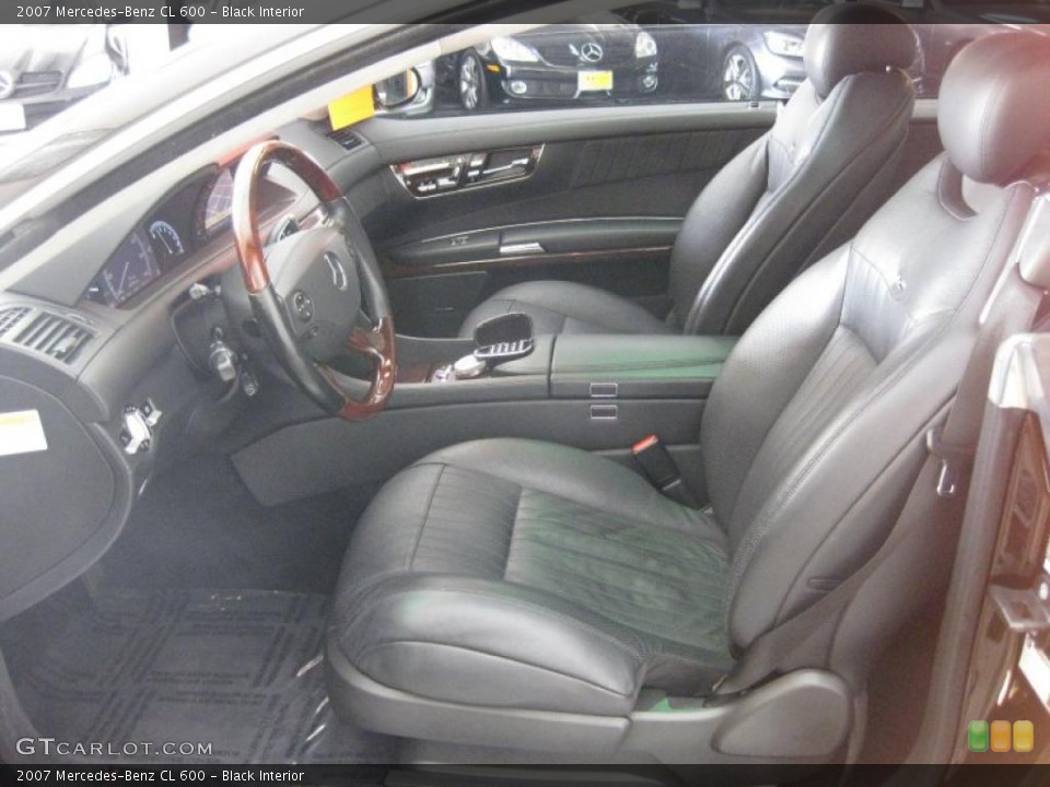 Black Interior Photo for the 2007 Mercedes-Benz CL 600 #48481479