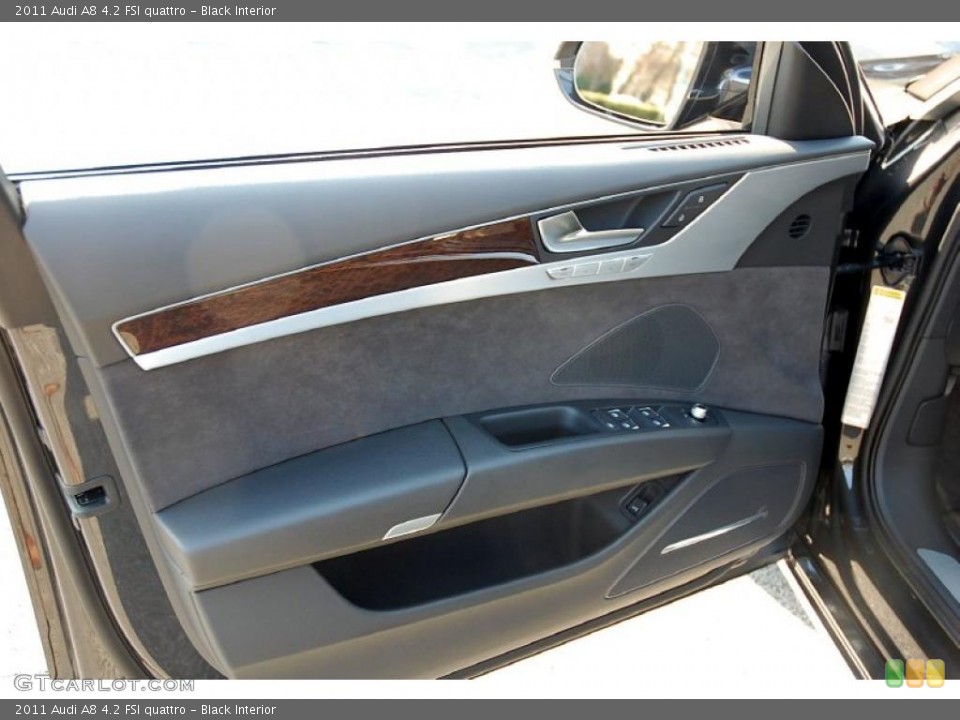 Black Interior Door Panel for the 2011 Audi A8 4.2 FSI quattro #48482559