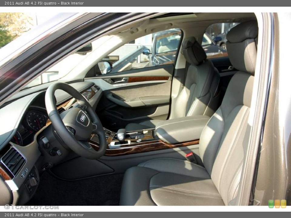 Black Interior Photo for the 2011 Audi A8 4.2 FSI quattro #48482619