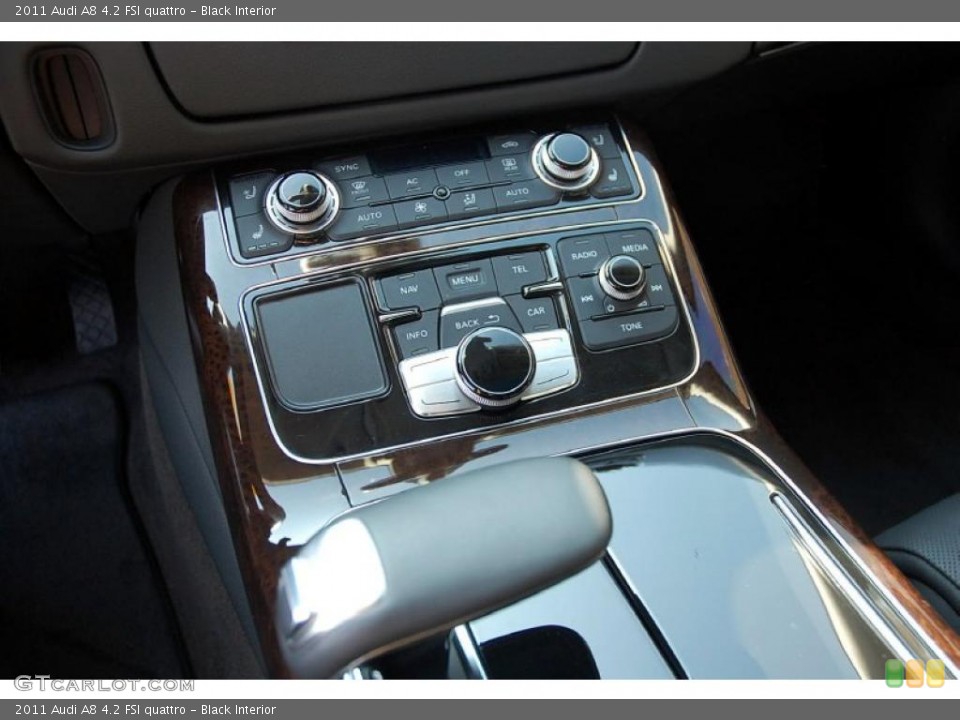 Black Interior Controls for the 2011 Audi A8 4.2 FSI quattro #48482661