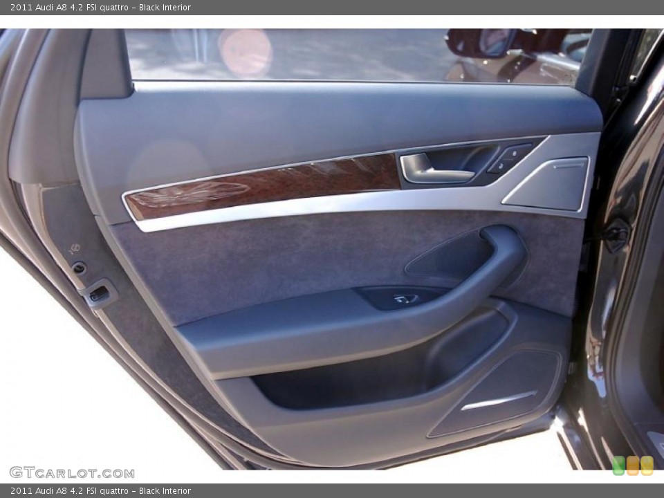 Black Interior Door Panel for the 2011 Audi A8 4.2 FSI quattro #48482802