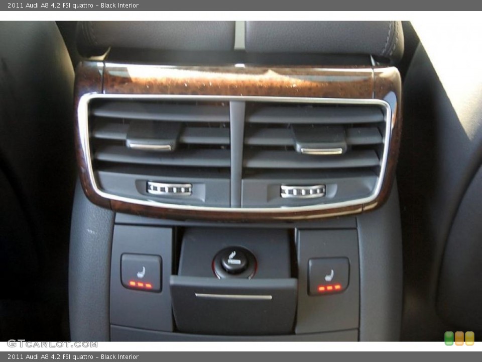 Black Interior Controls for the 2011 Audi A8 4.2 FSI quattro #48482862