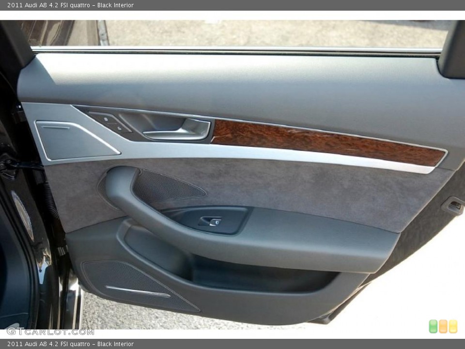 Black Interior Door Panel for the 2011 Audi A8 4.2 FSI quattro #48482922