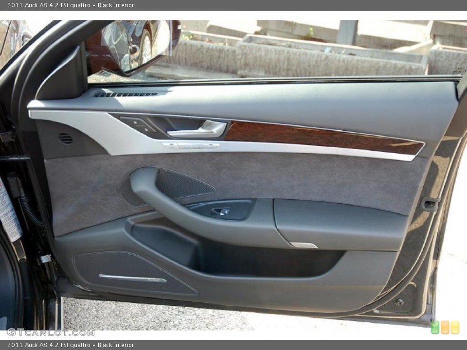 Black Interior Door Panel for the 2011 Audi A8 4.2 FSI quattro #48482949