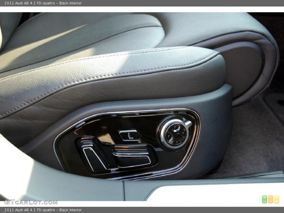 Black Interior Controls for the 2011 Audi A8 4.2 FSI quattro #48483000