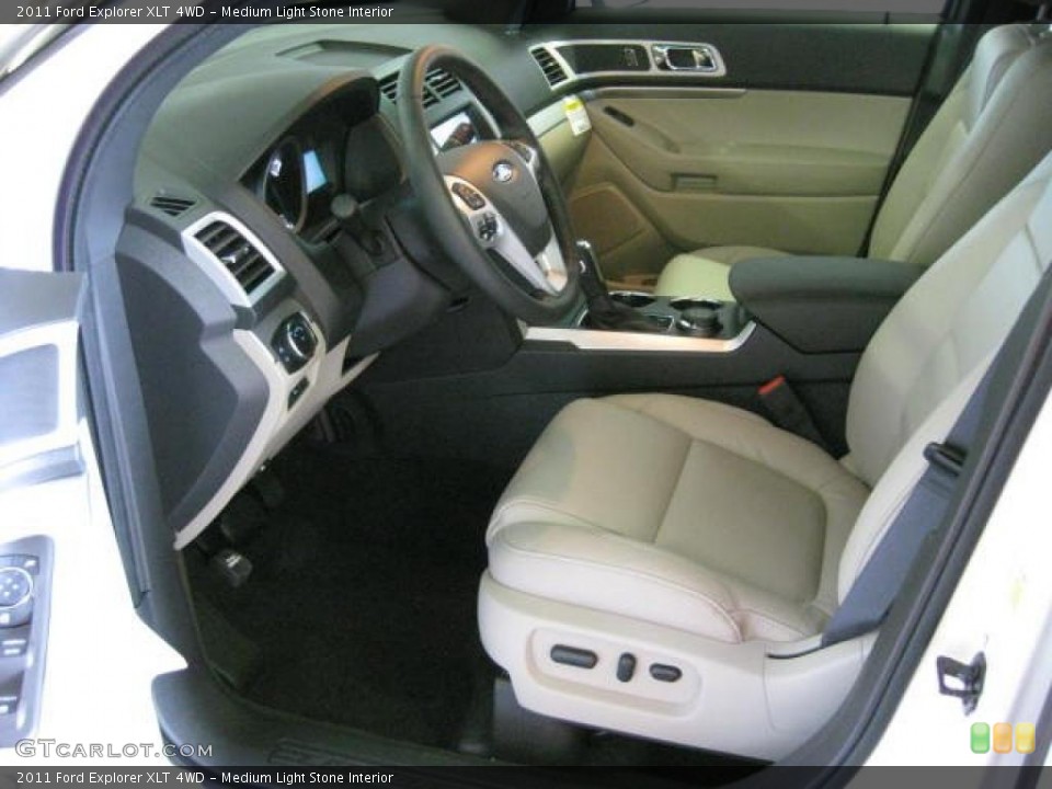 Medium Light Stone Interior Photo for the 2011 Ford Explorer XLT 4WD #48483390