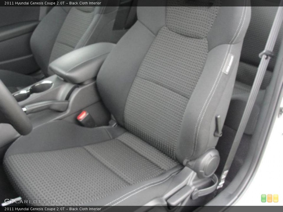 Black Cloth Interior Photo for the 2011 Hyundai Genesis Coupe 2.0T #48483771