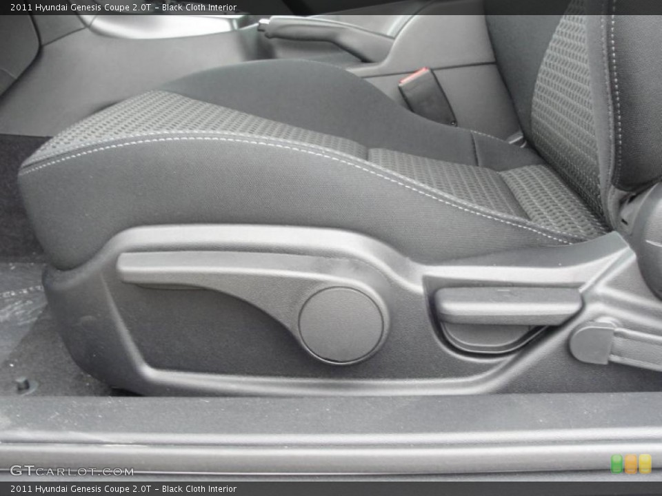 Black Cloth Interior Controls for the 2011 Hyundai Genesis Coupe 2.0T #48483786