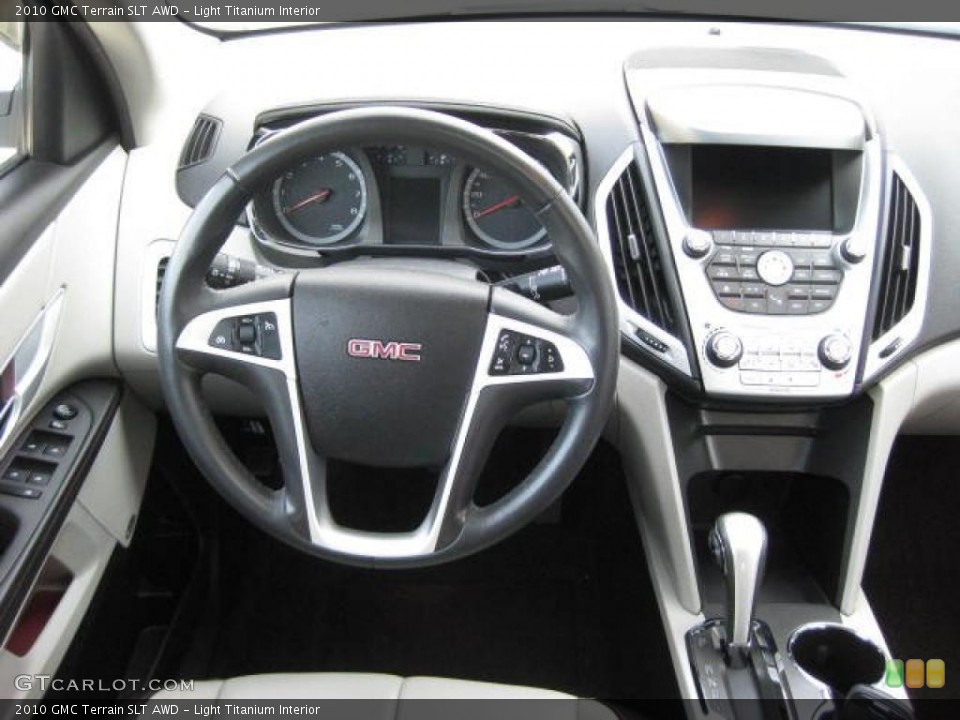 Light Titanium Interior Dashboard for the 2010 GMC Terrain SLT AWD #48484017