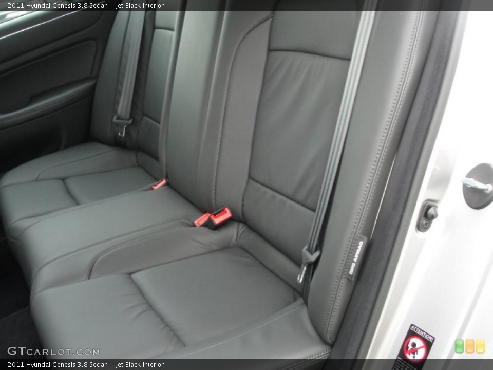 Jet Black Interior Photo for the 2011 Hyundai Genesis 3.8 Sedan #48484260