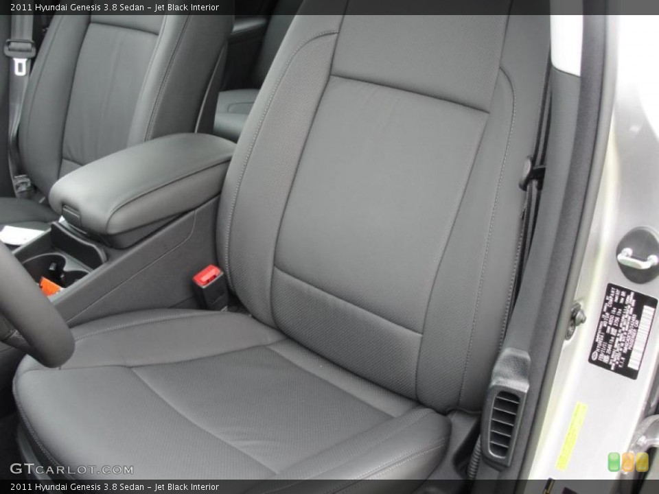 Jet Black Interior Photo for the 2011 Hyundai Genesis 3.8 Sedan #48484323
