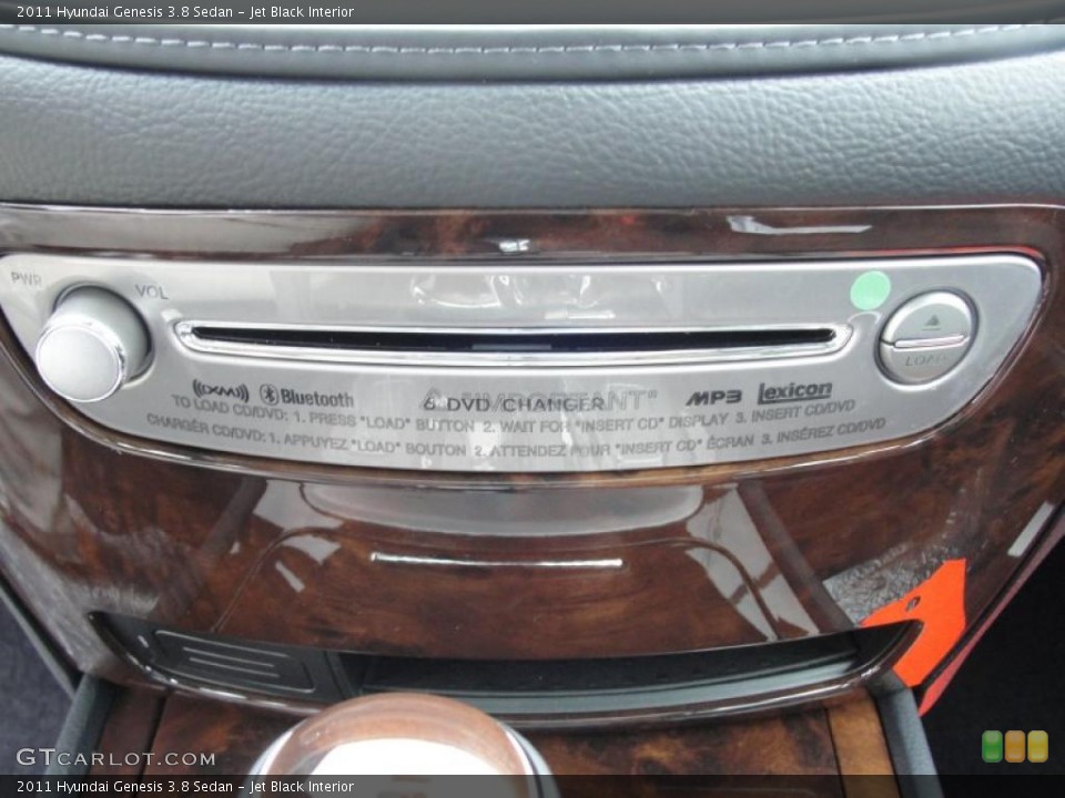 Jet Black Interior Controls for the 2011 Hyundai Genesis 3.8 Sedan #48484437