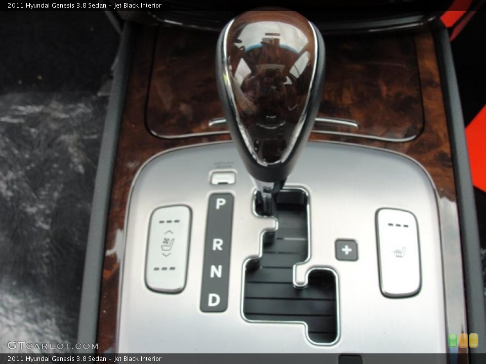 Jet Black Interior Transmission for the 2011 Hyundai Genesis 3.8 Sedan #48484458