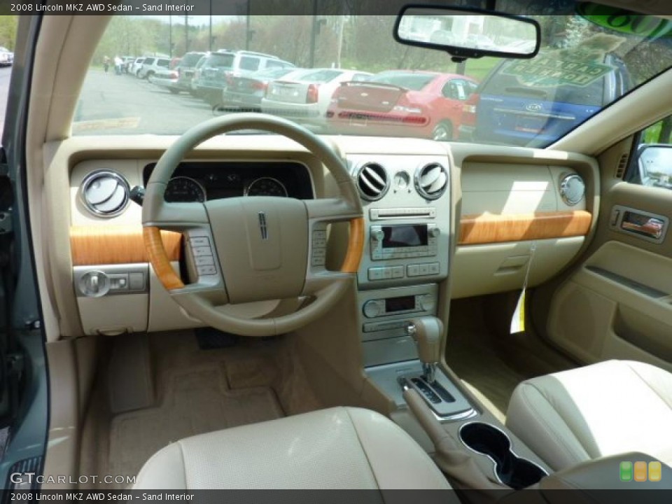 Sand Interior Dashboard for the 2008 Lincoln MKZ AWD Sedan #48484788