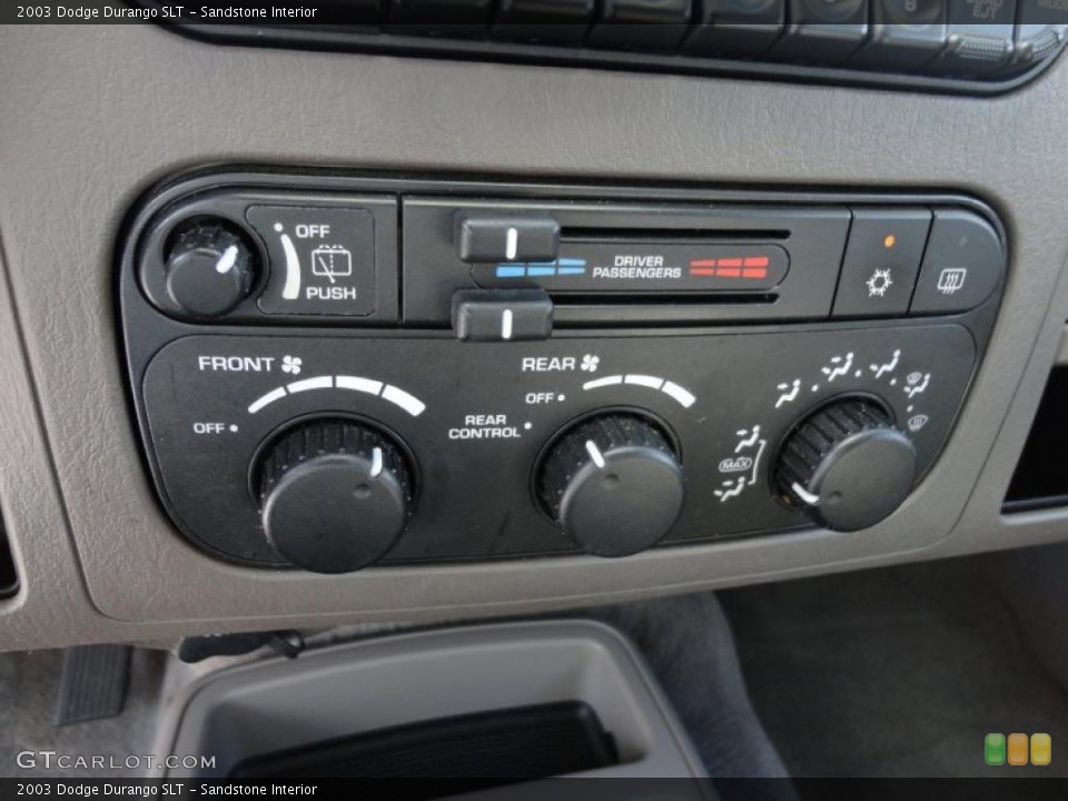 Sandstone Interior Controls for the 2003 Dodge Durango SLT #48485301